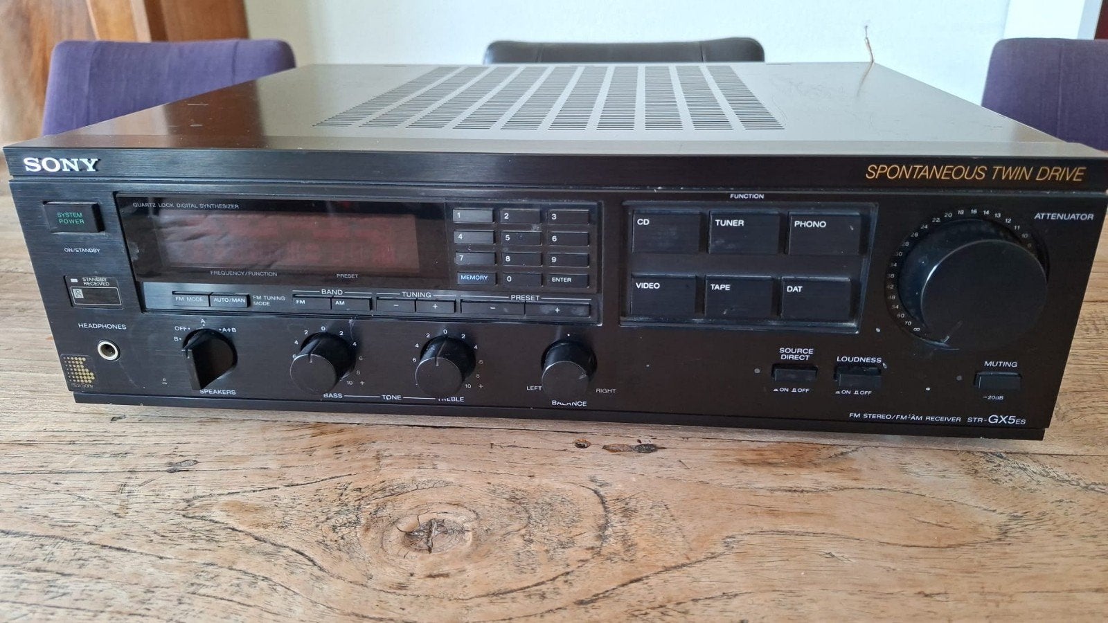 Sony FM Stereo/ Fm-AM receiver STR-GX5es, Ophalen, Gebruikt, Sony, 120 watt of meer