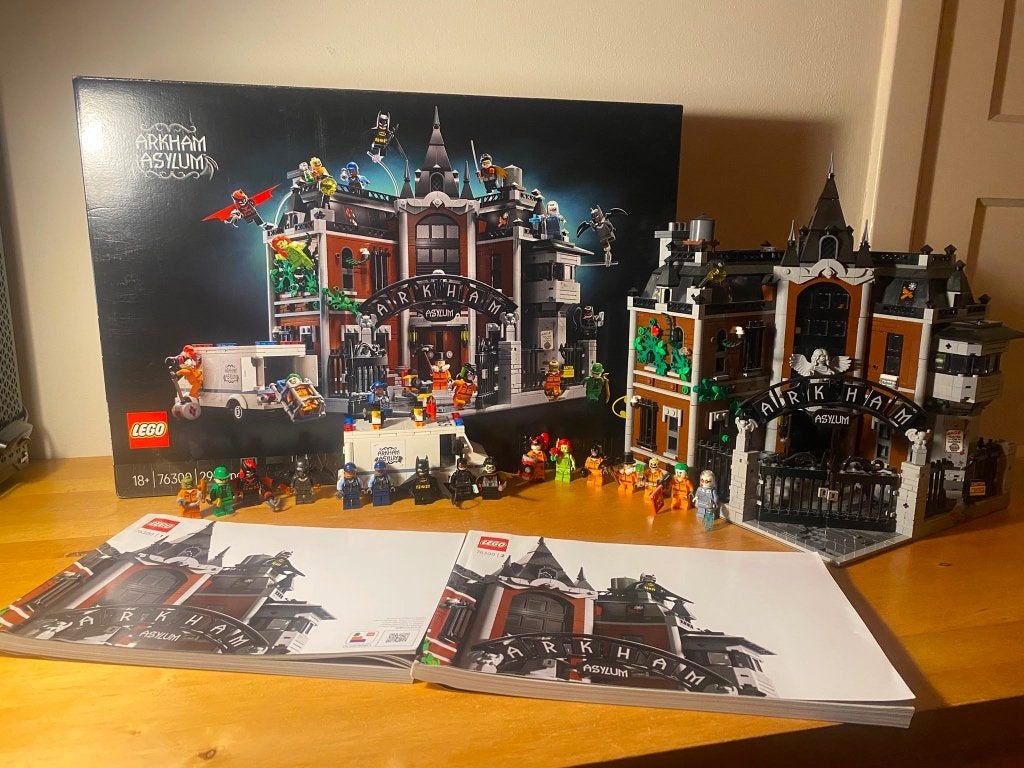 Lego 76300 Arkham Asylum, Compleet, Gebruikt, Overige thema's, Lego