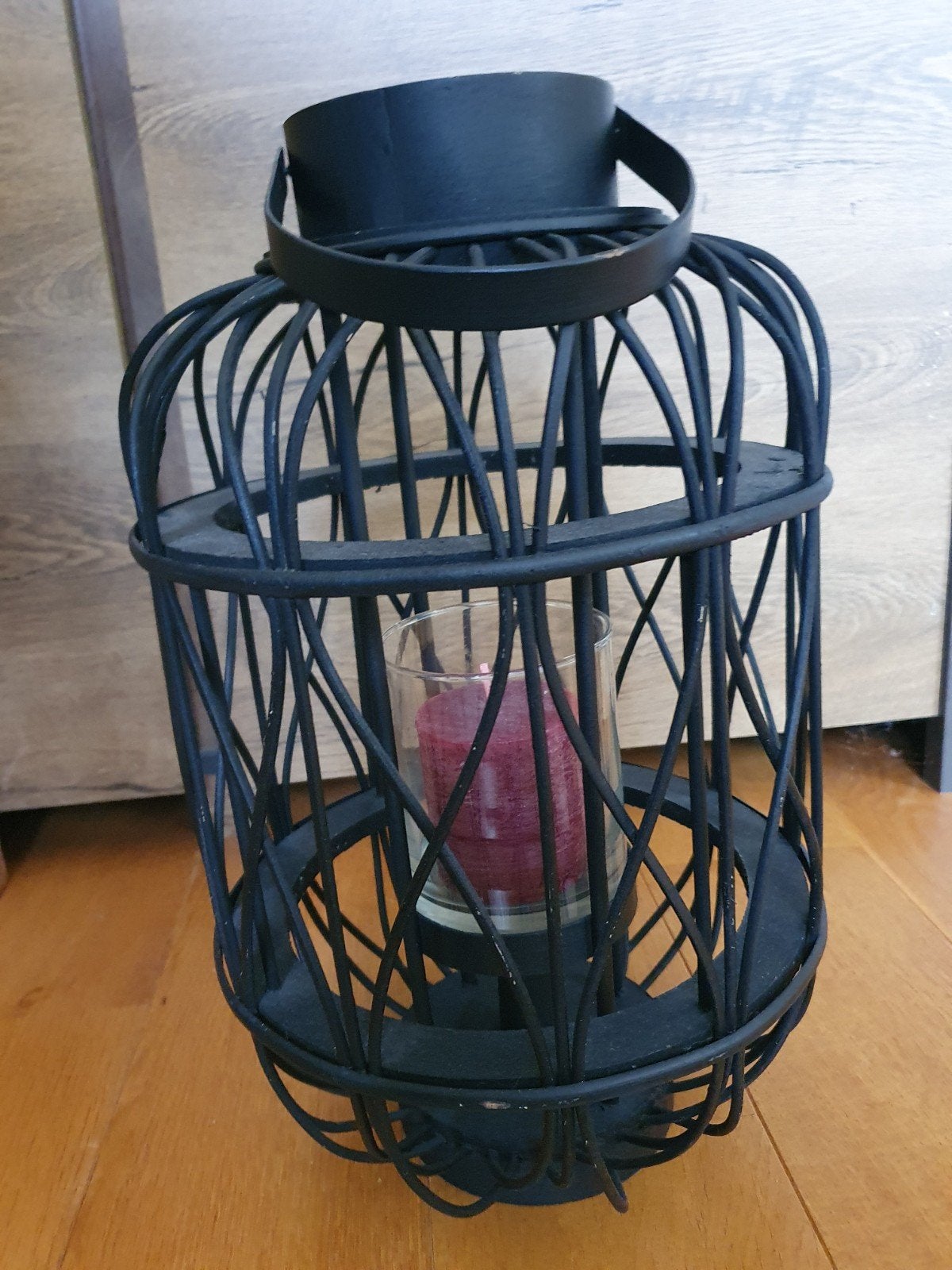 lantaarn  kaarsenhouder lamp windlicht, Huis en Inrichting, Ophalen, Kaars