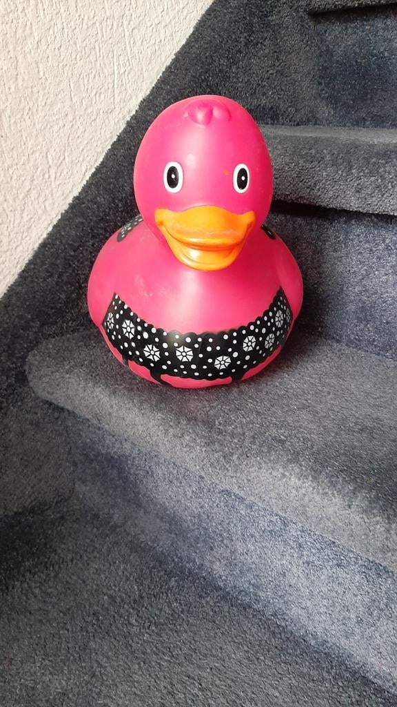 Grote roze badeend met bikini-print, Kinderen en Baby's, Speelgoed | Badspeelgoed, Ophalen of Verzenden