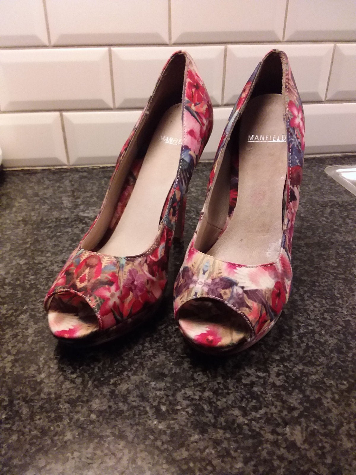 Manfield pumps. Maat 38, Ophalen of Verzenden, Zo goed als nieuw, Overige kleuren