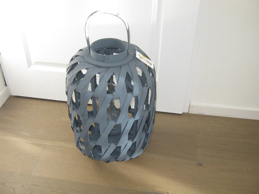 Nieuw Light & Living windlicht ., Huis en Inrichting, Windlicht, Blauw, Ophalen of Verzenden, Light & Living