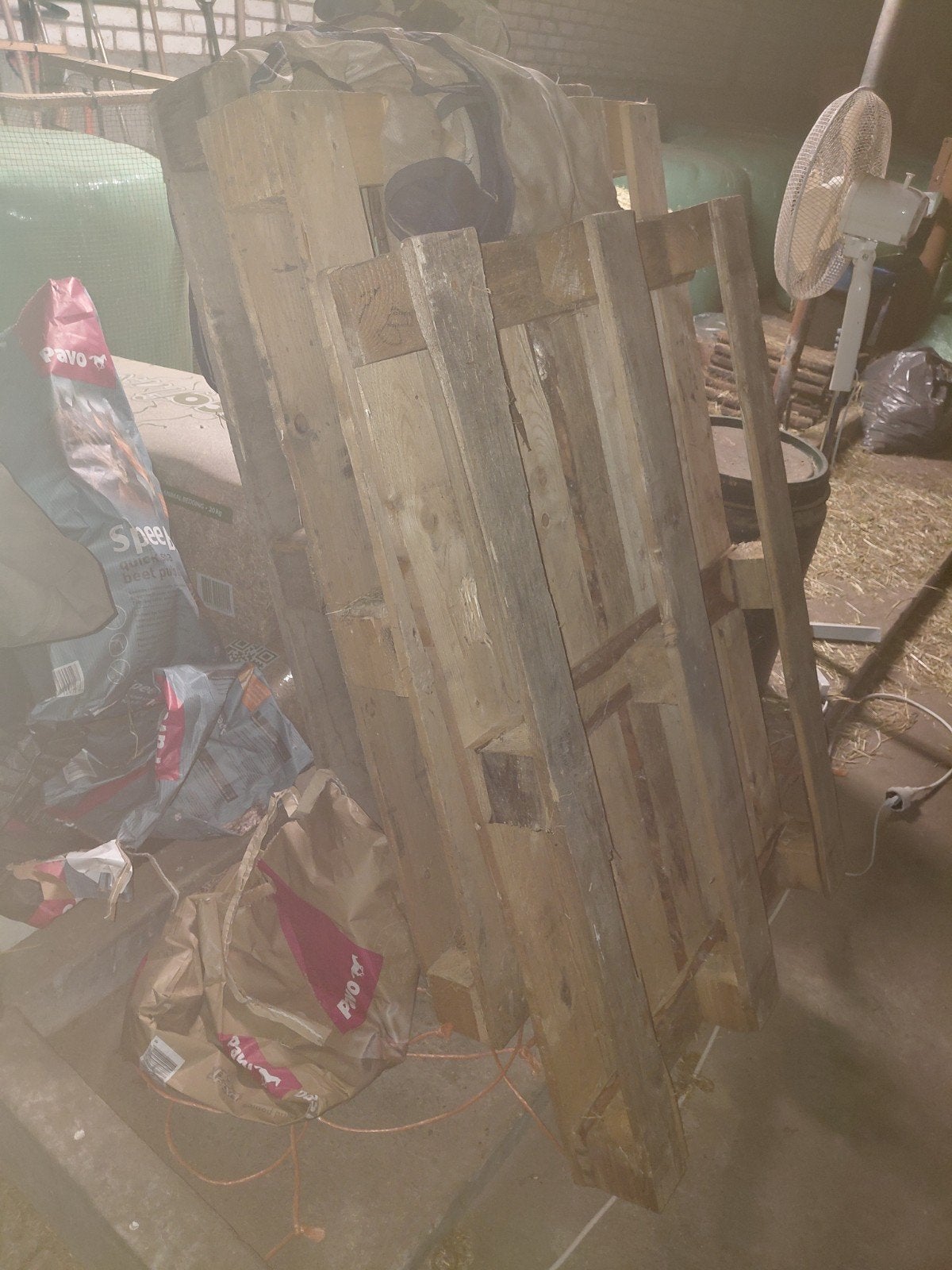 3 gratis pallets, Ophalen, Gebruikt, Hout, 20 tot 50 mm