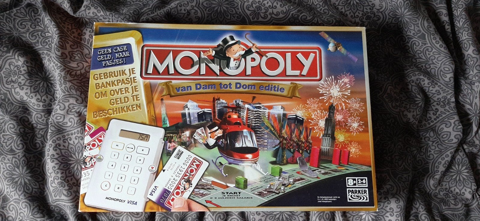 Monopoly Van Dam tot Dom editie - Zo goed als nieuw, Hobby en Vrije tijd, Ophalen of Verzenden, Zo goed als nieuw