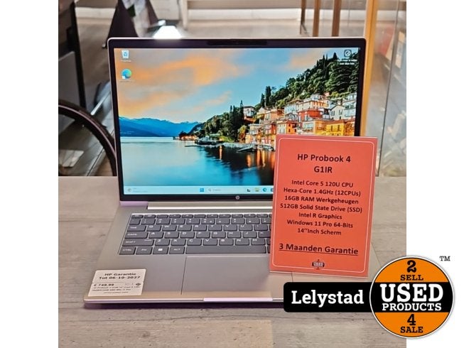 HP Probook 4 G1IR 14" Core 5 120U 16GB/512GB SSD Win 11 Pro