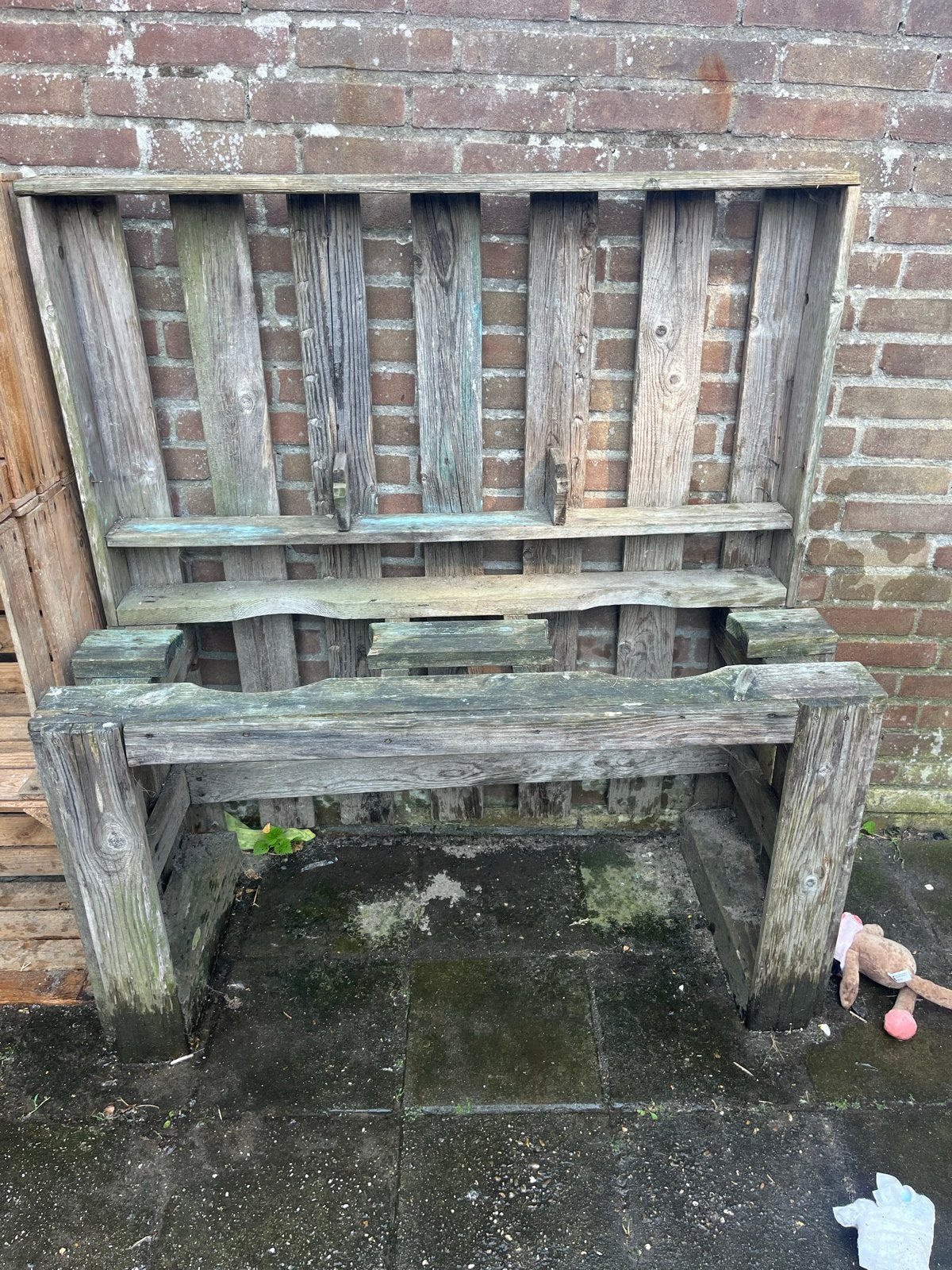 Watertafel van pallets - gratis af te halen, Tuin en Terras, Ophalen, Gebruikt, T@, T