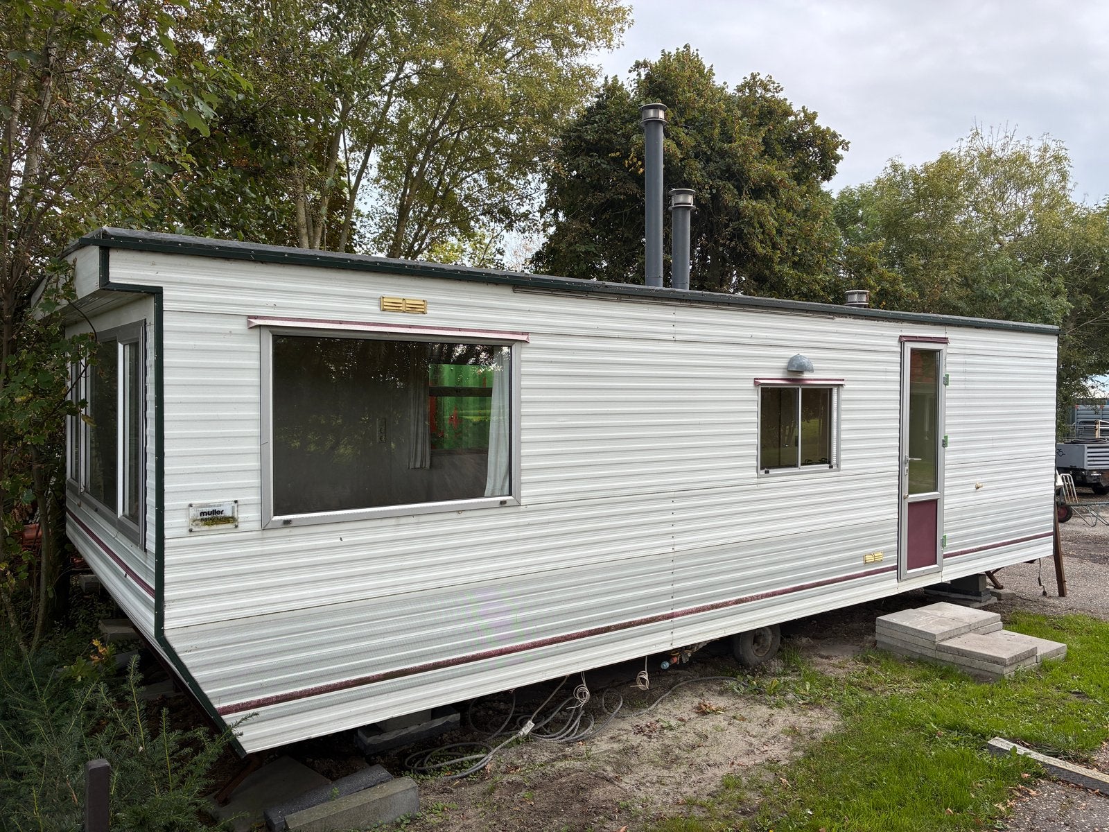 Müller Batavier Stacaravan 820x310, Caravans en Kamperen, Tot en met 2