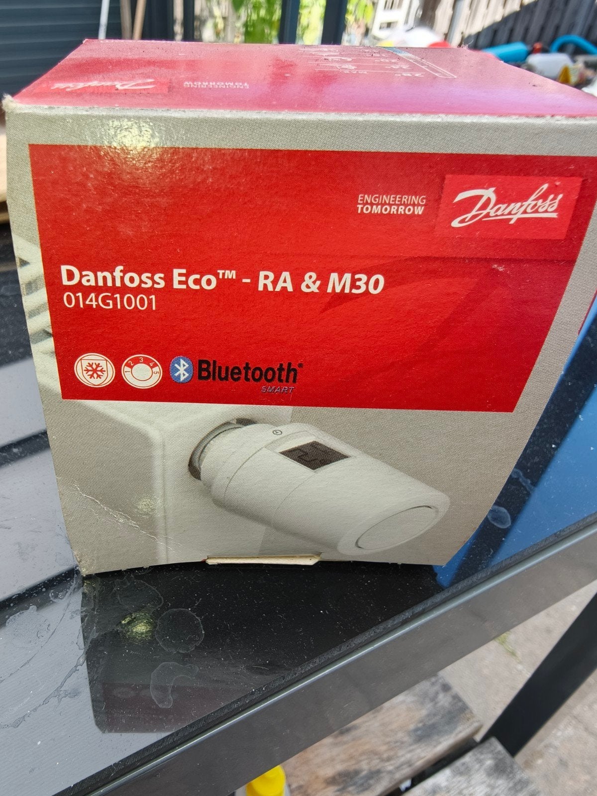 Nieuwe Danfoss Eco RA & M30 Bluetooth Thermostaat 014G1001 N, Ophalen, Slimme thermostaat, Nieuw