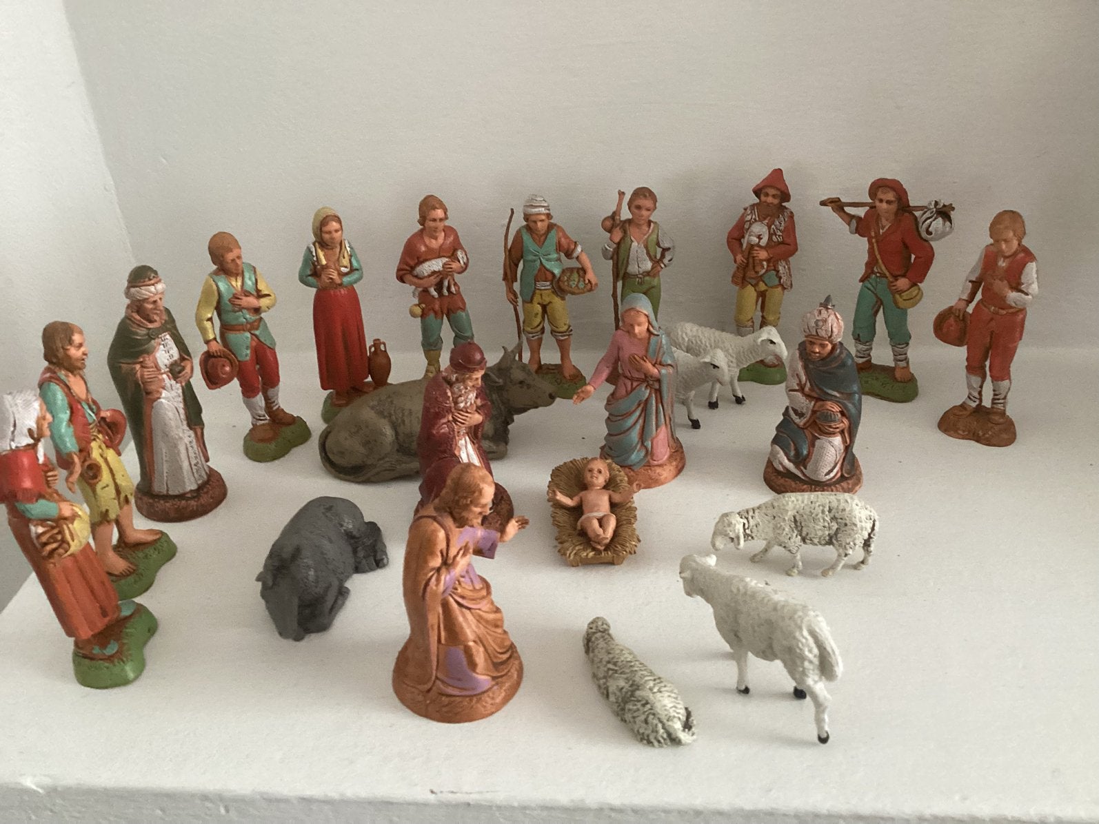 Kerststal Italie. Vintage, Diversen, Ophalen of Verzenden