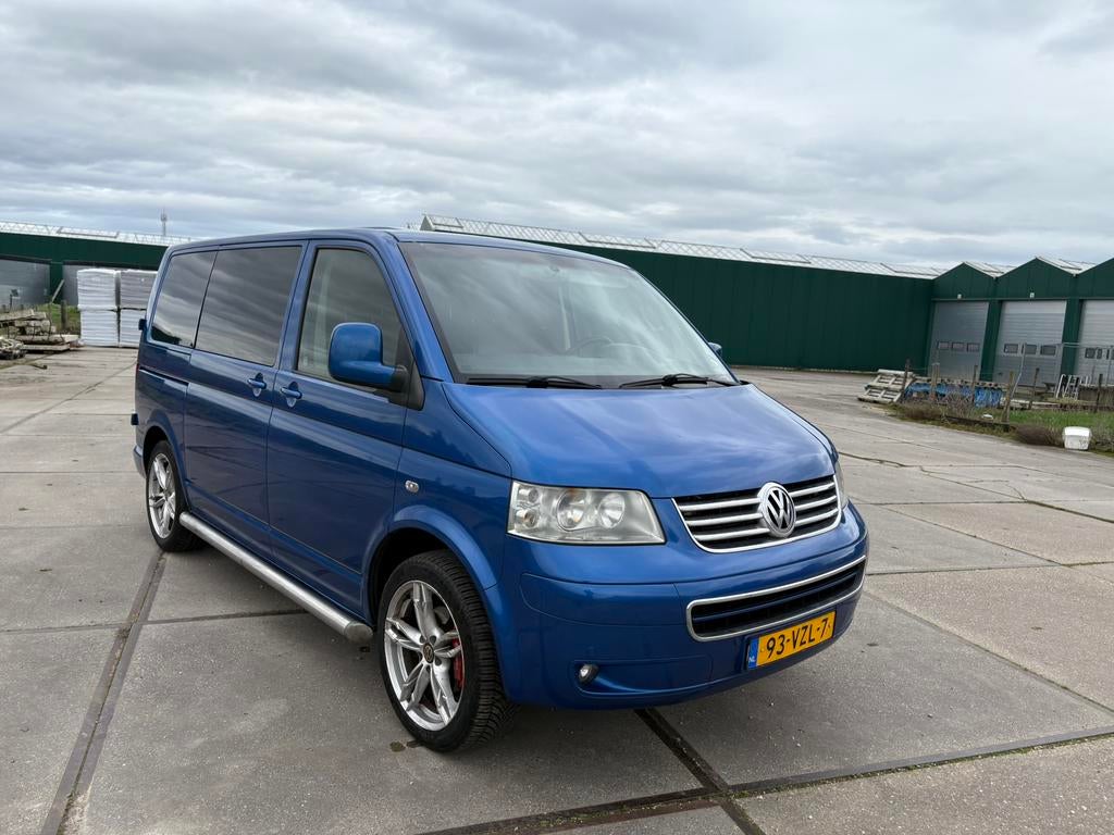 Volkswagen Transporter Bestel 2.5 D 128KW DC AUT 2009, Zwart, 2500 kg, Diesel, Particulier