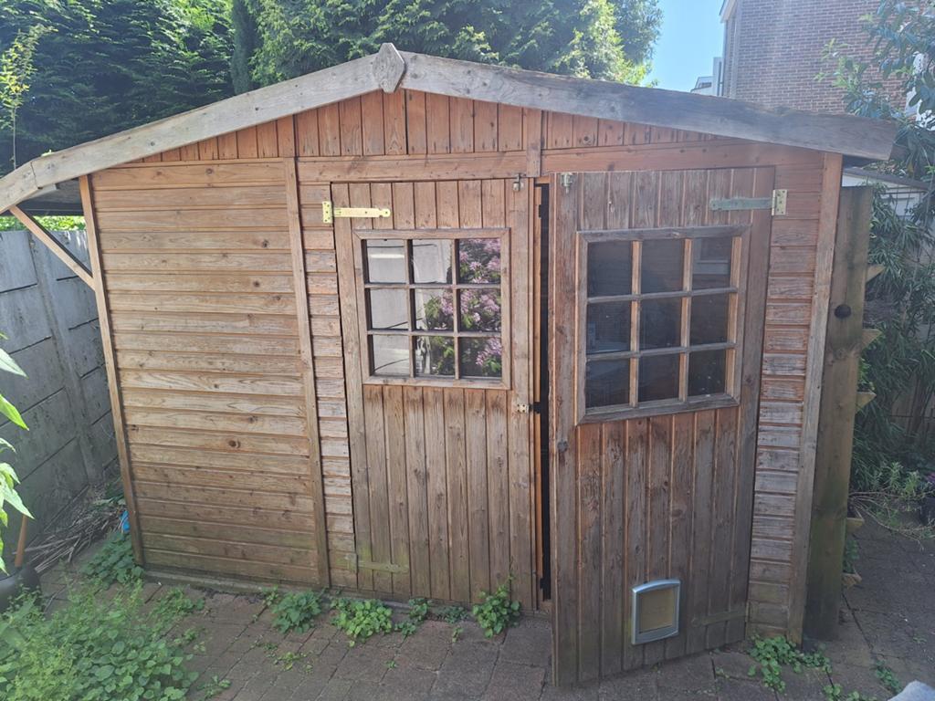 Houten schuur, Tuin en Terras, Tuinhuizen, Ophalen, Gebruikt