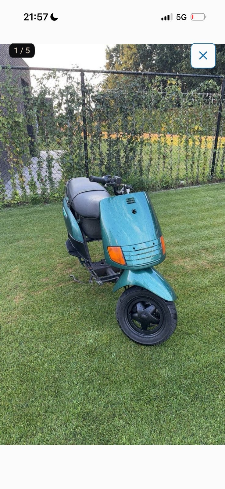 Skipper zonder blok, Fietsen en Brommers, Scooters | Piaggio, Ophalen of Verzenden, Zo goed als nieuw, Tweetakt, Overige modellen