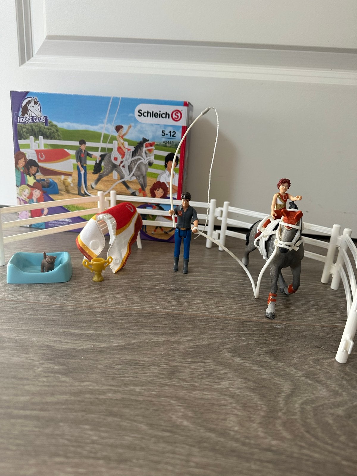 Schleich Horse Club set met paard, ruiter en accessoires, Ophalen of Verzenden, Zo goed als nieuw, Jongen of Meisje