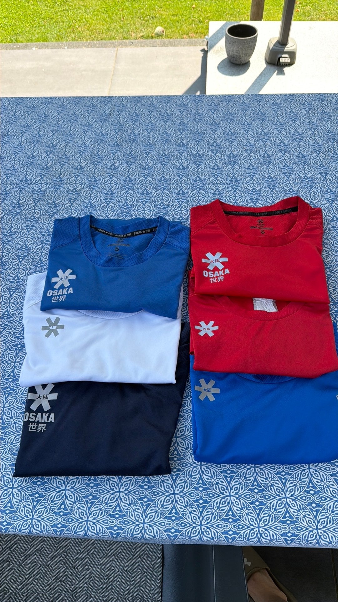 6 shirts Osaka dames maat S, Sport en Fitness, Hockey, Ophalen, Gebruikt, Kleding
