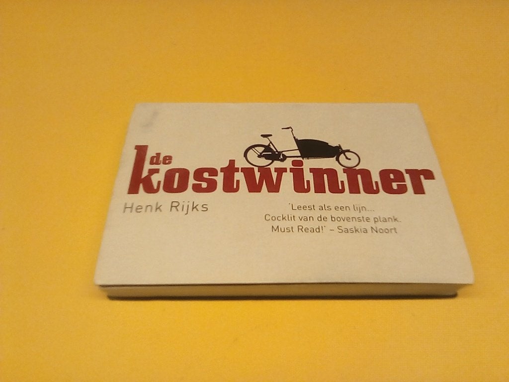 De Kostwinner - Henk Rijks (Dwarsligger), Boeken, Zo goed als nieuw, Nederland, Henk Rijks, Ophalen of Verzenden