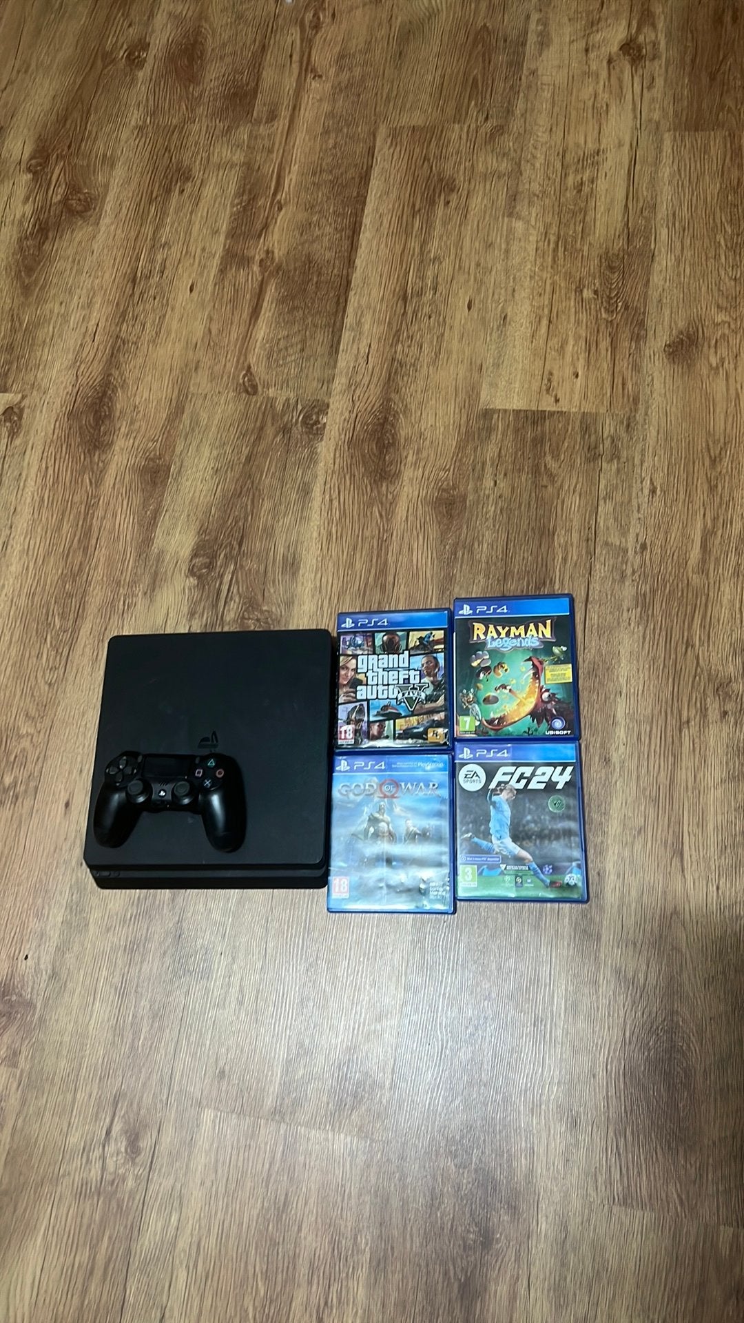 PS4 Slim 500GB – Refurbished + 4 Games + Controller, Refurbished, Ophalen of Verzenden, Met 1 controller, Slim