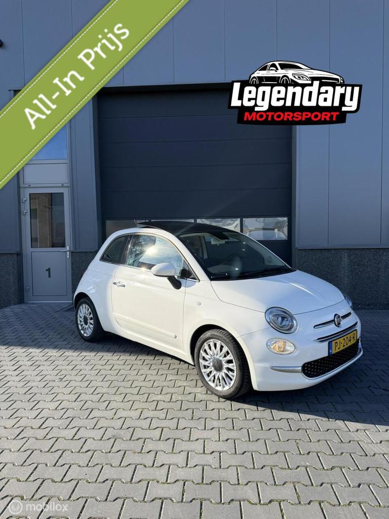 Fiat 500 0.9 TwinAir Turbo Lounge|2017|NAP|Luxe|Garantie, Auto's, Voorwielaandrijving, Gebruikt, Leder en Stof, Origineel Nederlands