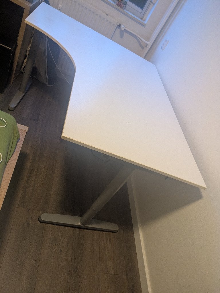 Bureau, Huis en Inrichting, Bureaus, Ophalen, 160 cm, Gebruikt, Hout