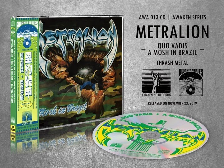 Metralion ‎– Quo Vadis / A Mosh in Brazil cd thrash speed, Ophalen of Verzenden, Nieuw in verpakking