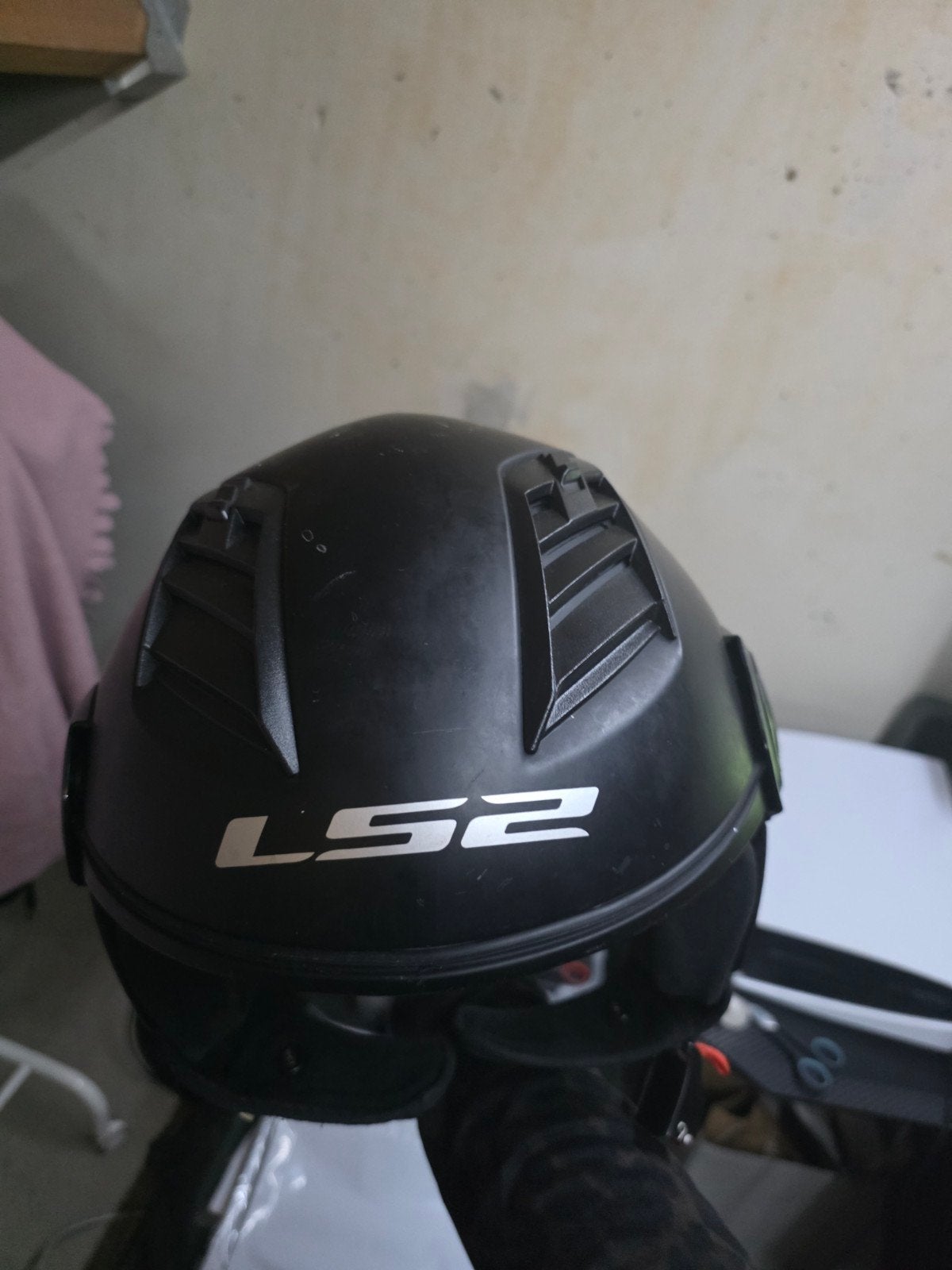LS2 Airflow Jethelm - Zwart, Maat xxs, XXS, Dames, Jethelm, Tweedehands