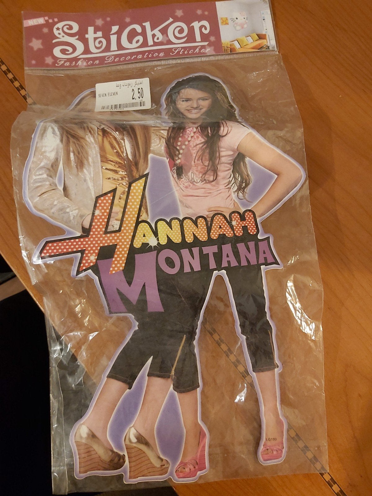 Hannah Montana grote sticker, Ophalen of Verzenden, Nieuw