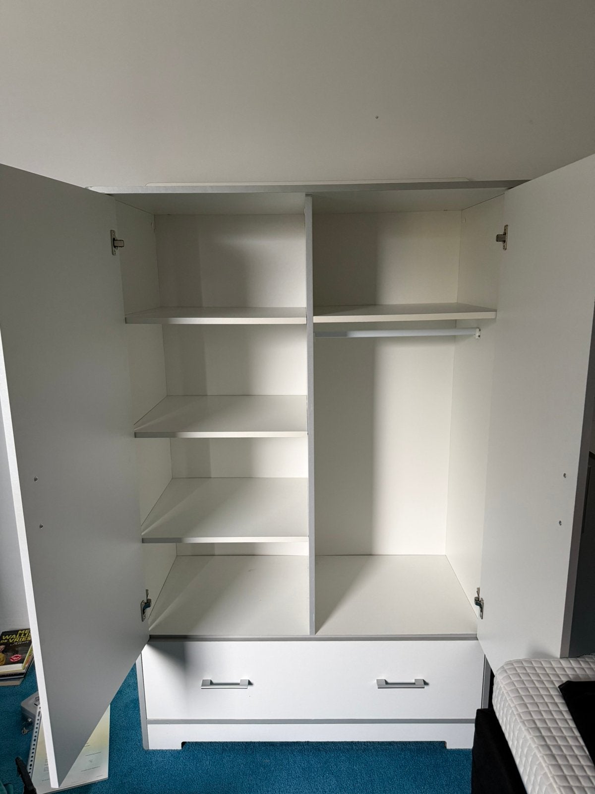 Kinderkledingkast + commode, Ophalen, 50 tot 70 cm, 90 tot 105 cm, 100 cm of meer