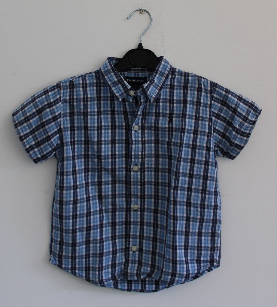 Overhemd van Ralph Lauren maat 4, Gebruikt, Overhemd of Blouse, Ophalen of Verzenden, Jongen