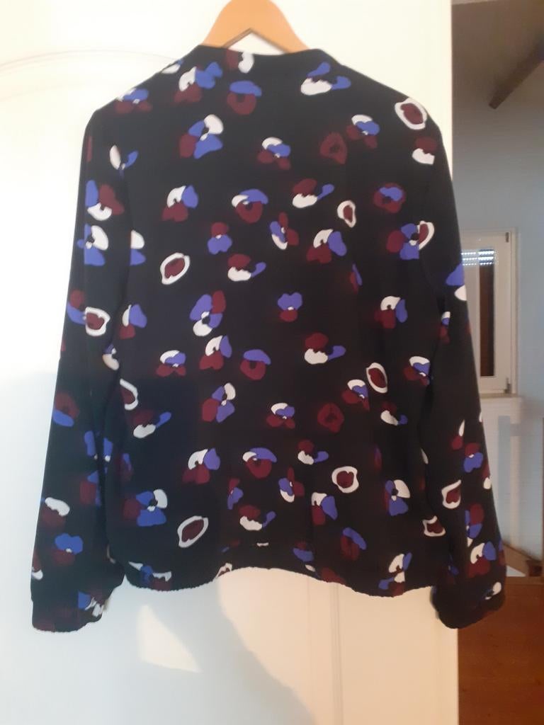 BOMBER JAS/JACK MAAT 40 GEVOERD, Maat 38/40 (M), Zwart, Ophalen of Verzenden, Zo goed als nieuw