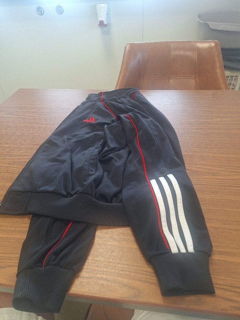 Trainingsjack, Maat 48/50 (M), Zwart, Ophalen of Verzenden, Adidas