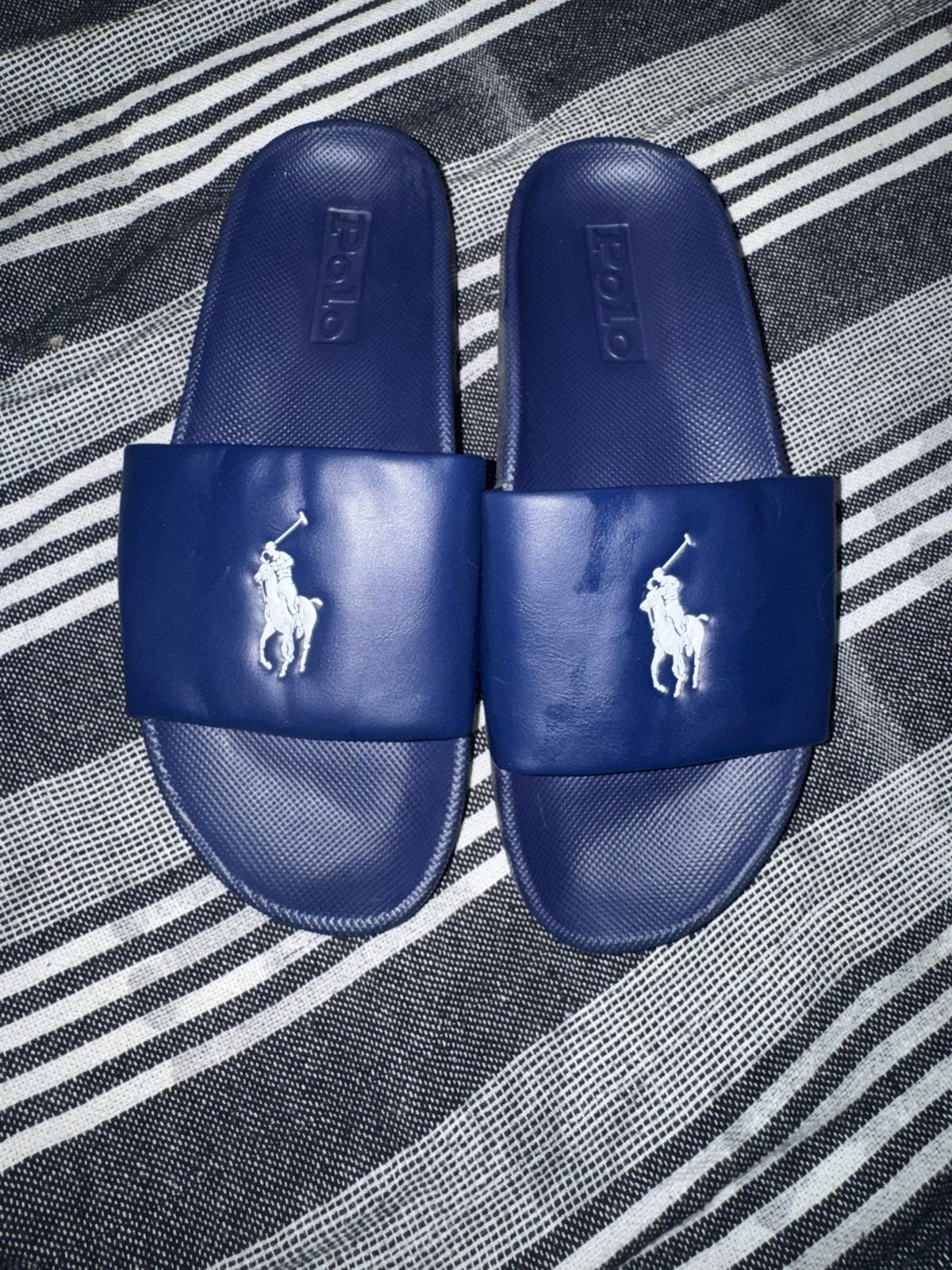 Polo Ralph Lauren slippers - Blauw, Kleding | Dames, Ophalen of Verzenden, Nieuw, Blauw, Slippers