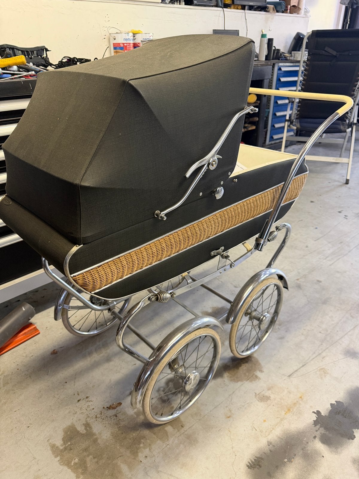 Vintage Kinderwagen F. Slijkhuis Apeldoorn - Klassiek Design, Ophalen, Gebruikt, Kinderwagen, Overige merken