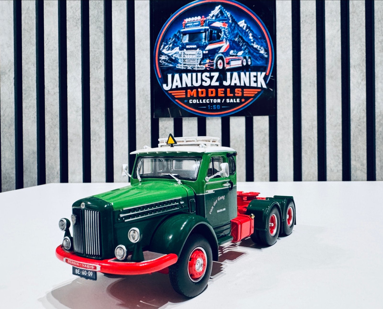 Scania Vabis van der Gaag Tekno 1:50, Hobby en Vrije tijd, Verzenden, Nieuw, Bus of Vrachtwagen, Tekno