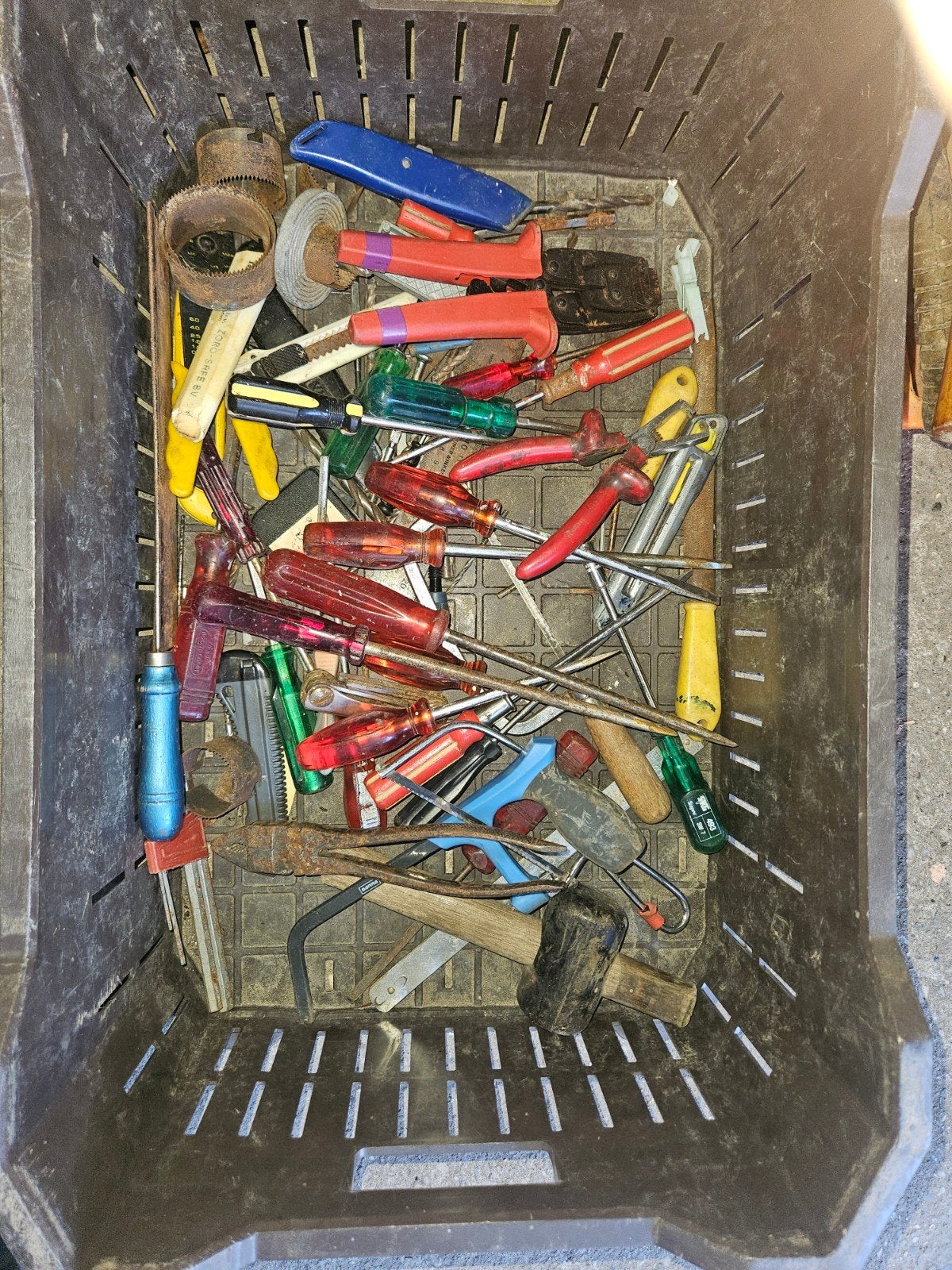 Grote partij divers handgereedschap, Ophalen, Gebruikt, Schroevendraaier, Overige merken