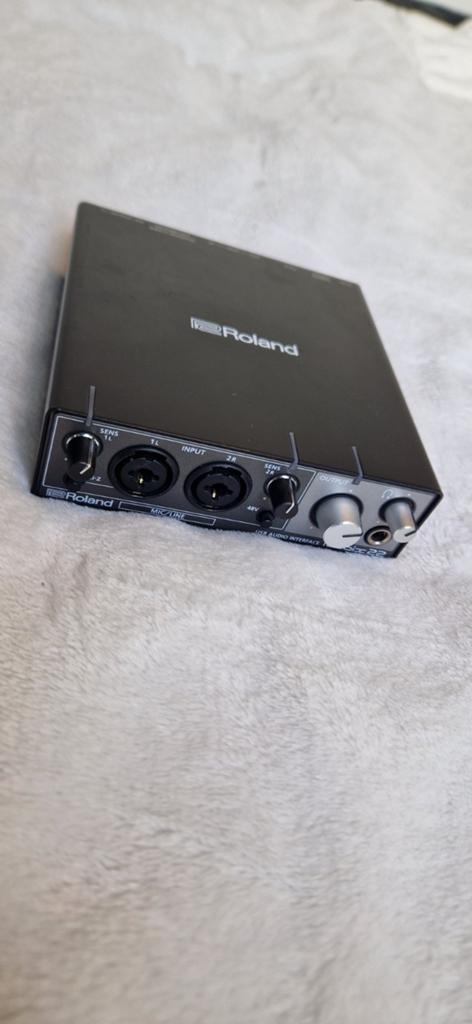 Roland Rubix22 USB Audio Interface – weinig gebruikt, Ophalen of Verzenden, Zo goed als nieuw, Audio