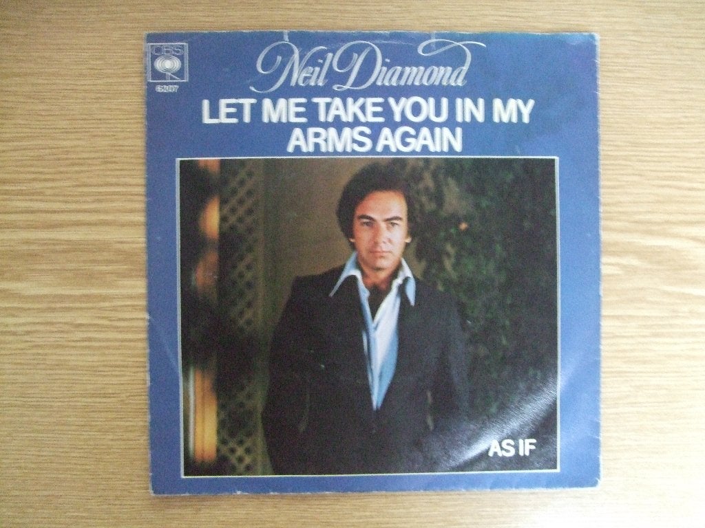 NEIL DIAMOND    LET ME TAKE YOU IN MY ARMS AGAIN / AS IF, 7 inch, Ophalen of Verzenden, Zo goed als nieuw, Pop