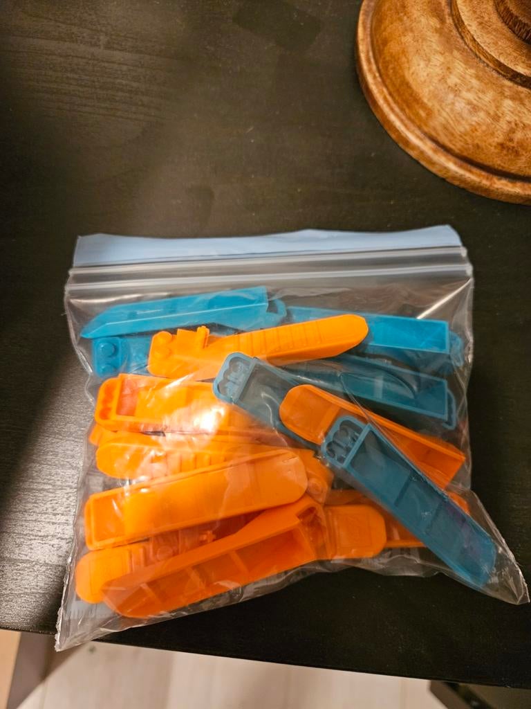 Lego 630 brick separator, elementenspliters- Oranje en Blauw, Ophalen of Verzenden, Zo goed als nieuw