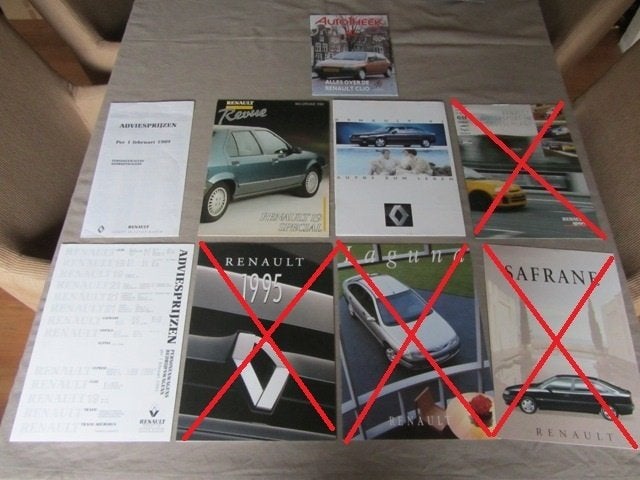 Renault Folders, Ophalen of Verzenden, Zo goed als nieuw, Renault, Renault