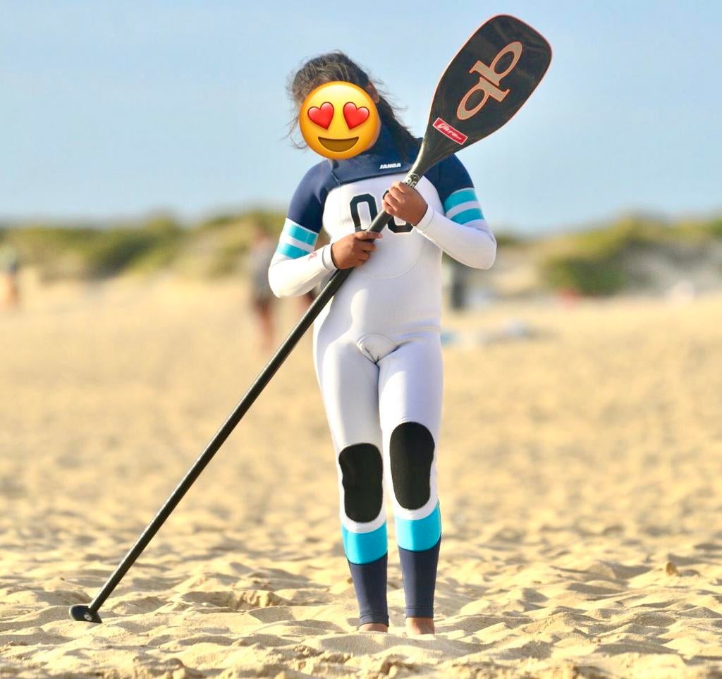 Janga wetsuit meisje 9-11 jaar, maat 2, 4/3 mm, Ophalen of Verzenden, Kind, Wetsuit
