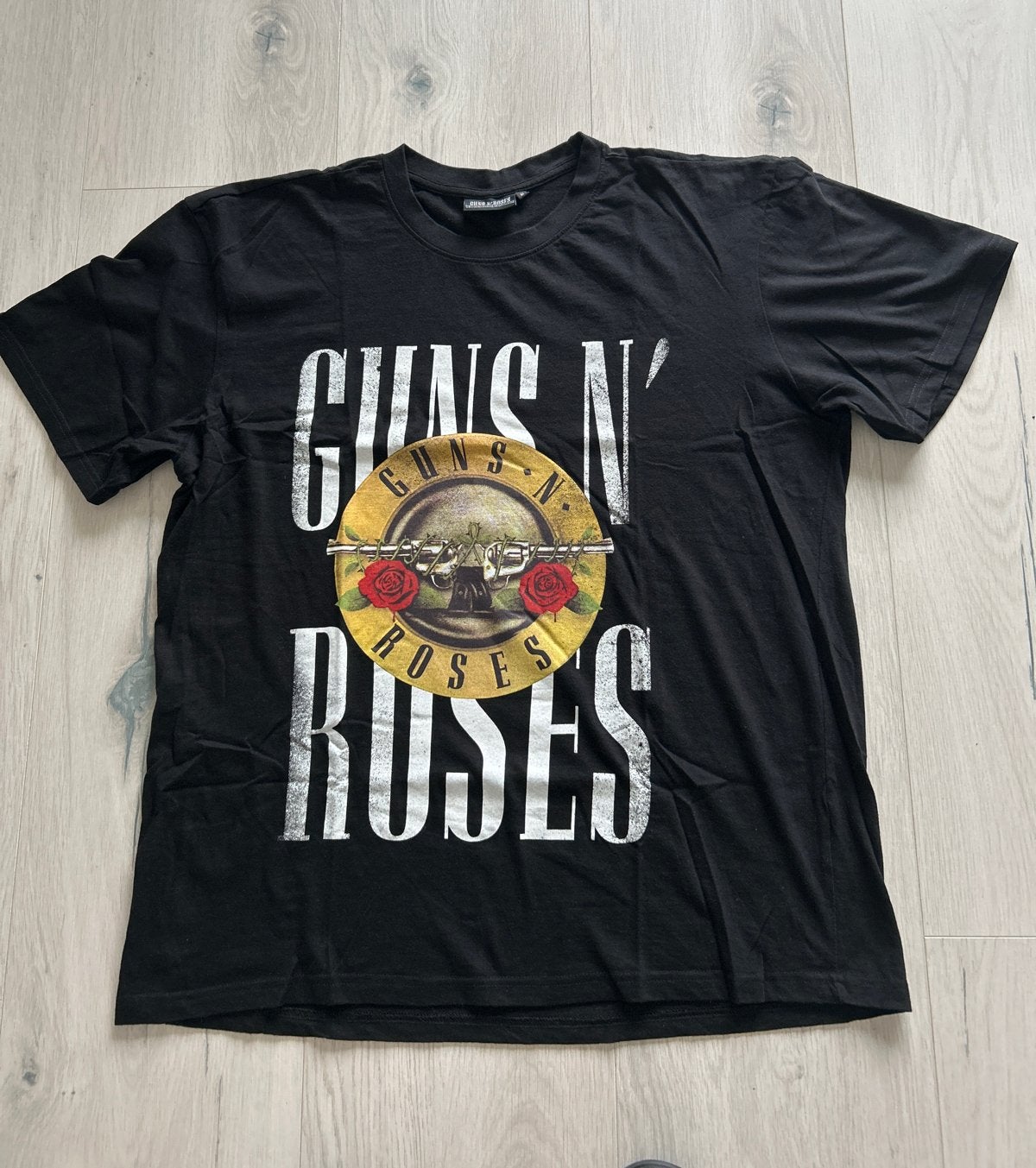 Stoer Guns N' Roses T-shirt - Maat XL - Zeer goede staat, Ophalen of Verzenden, Zo goed als nieuw, Maat 56/58 (XL), Zwart