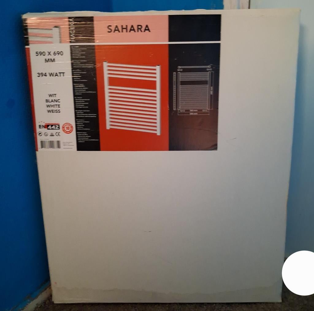 nieuwe, ongebruikte Haceka design radiator Sahara., Ophalen, Radiator, Nieuw, Minder dan 60 cm