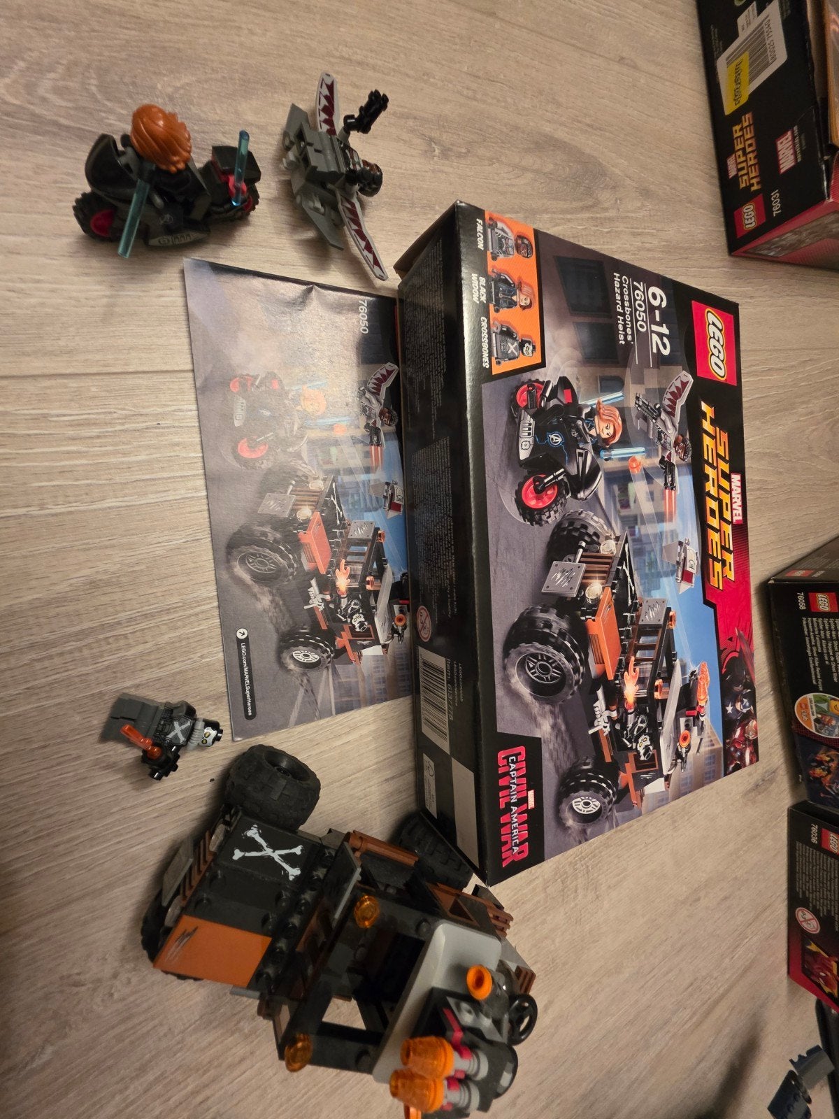 LEGO Marvel 76050 Crossbones' Hazard Heist - Compleet, Gebruikt, Inclusief instructies, Marvel, Lego