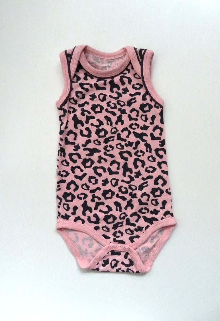 Rompertje Panterprint Roze Sweet & Soft mt 50/56 (4405), Kinderen en Baby's, Nacht- of Onderkleding, Meisje, Ophalen of Verzenden