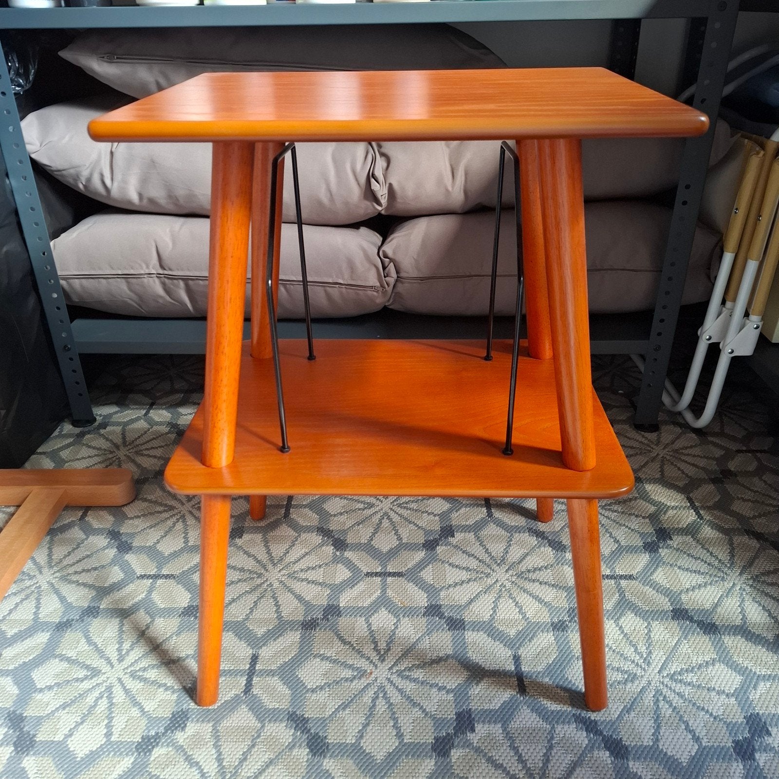 Platenspeler Tafeltje met Vinyl Opbergruimte