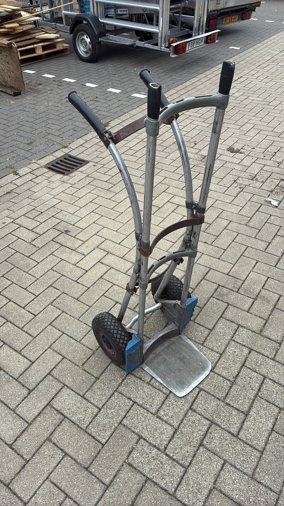 Steekwagen expresso oerdegelijk, 100 liter of meer, Ophalen, Gebruikt, Steekwagen