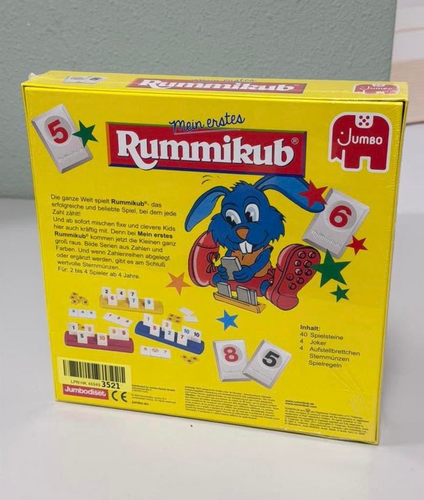 Jumbo Mijn Eerste Rummikub Nieuw - gezelschapsspel (duits), Duits, Nieuw, Ophalen of Verzenden, H