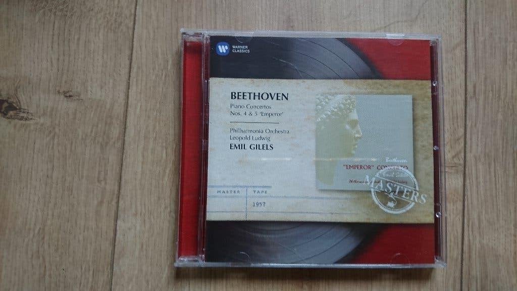 Beethoven Piano Concertos 4 & 5 Gilels EMI Remastered, Cd's en Dvd's, Cd's | Klassiek, Ophalen of Verzenden, Zo goed als nieuw