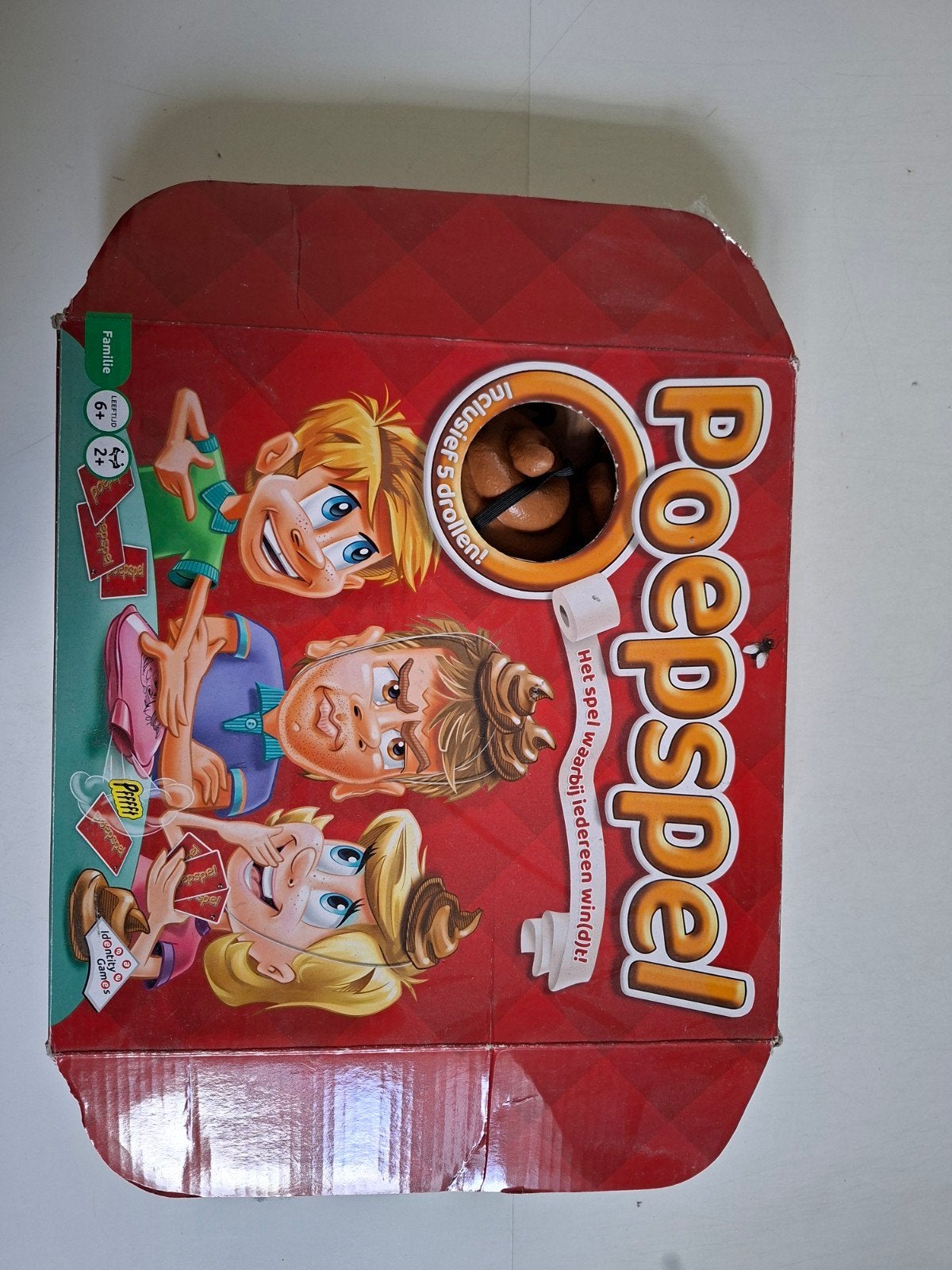 Poepspel - Het spel waarbij iedereen wind(t)!, Een of twee spelers, Ophalen, Zo goed als nieuw
