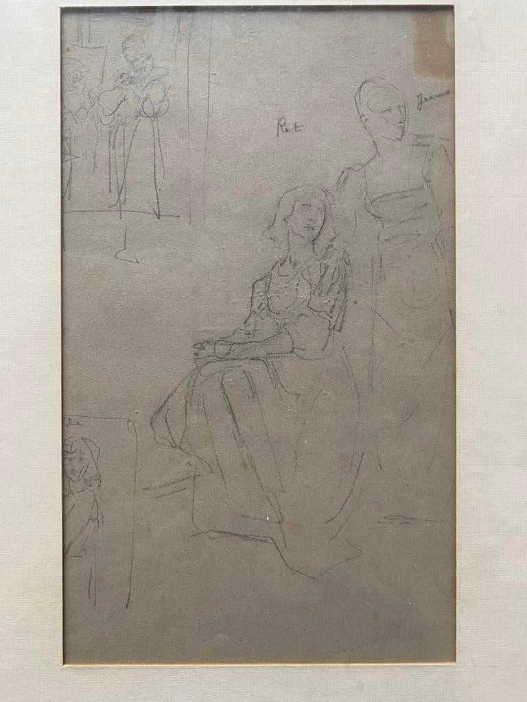 Willem Geets originele tekening, Antiek en Kunst, Kunst | Tekeningen en Foto's, Ophalen of Verzenden