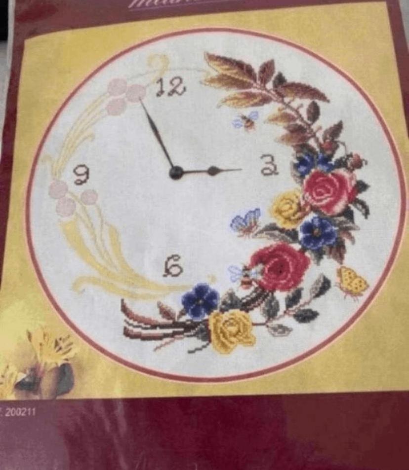 BORDUURPAKKET MAINS D'OR HORLOGE, Verzenden, Nieuw, Handborduren, Borduurpakket
