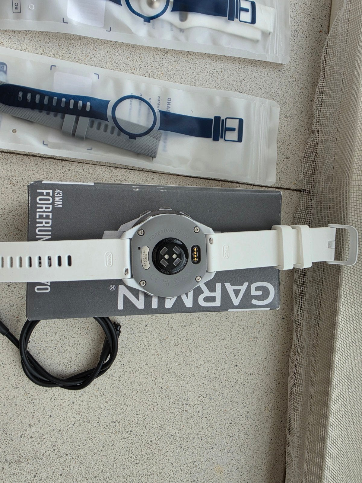 garmin forerunner 170, Stappen, Wit, Garmin forerunner, Ophalen of Verzenden